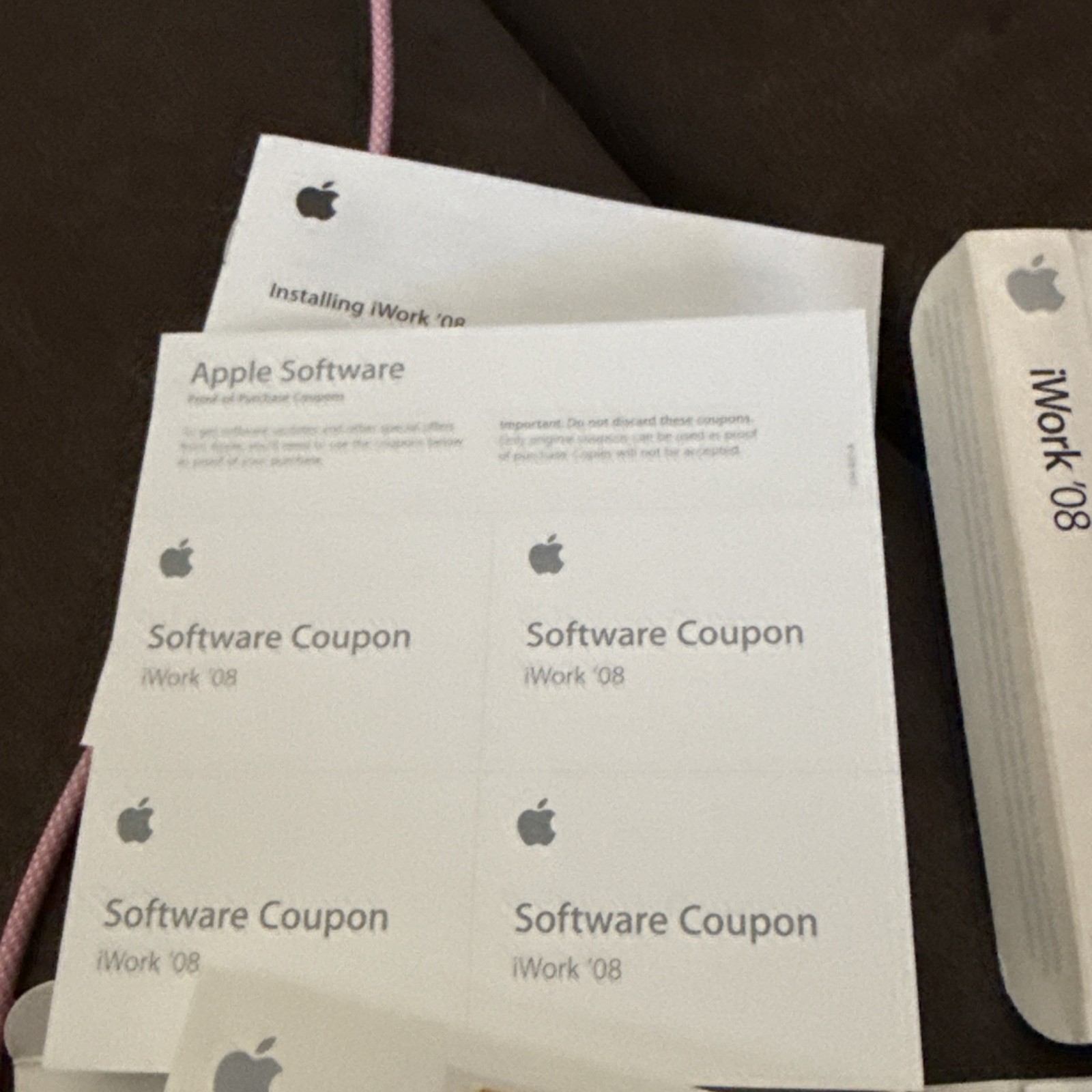 iWork ’08. Mint.