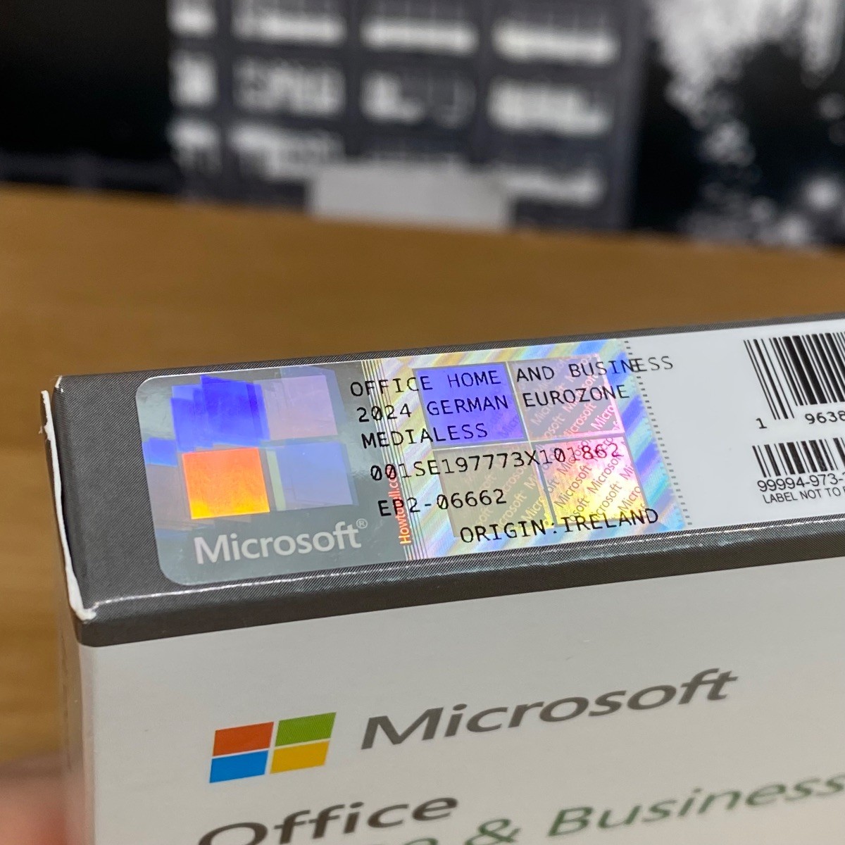 Microsoft Office Home Business 2024 German Lifetime Word Excel Outlook PC/Mac