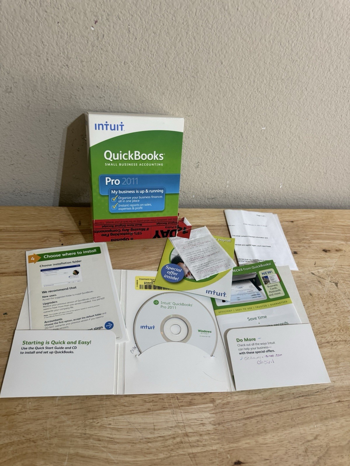 INTUIT QUICKBOOKS PRO 2009 FOR WINDOWS FULL RETAIL US VERSION