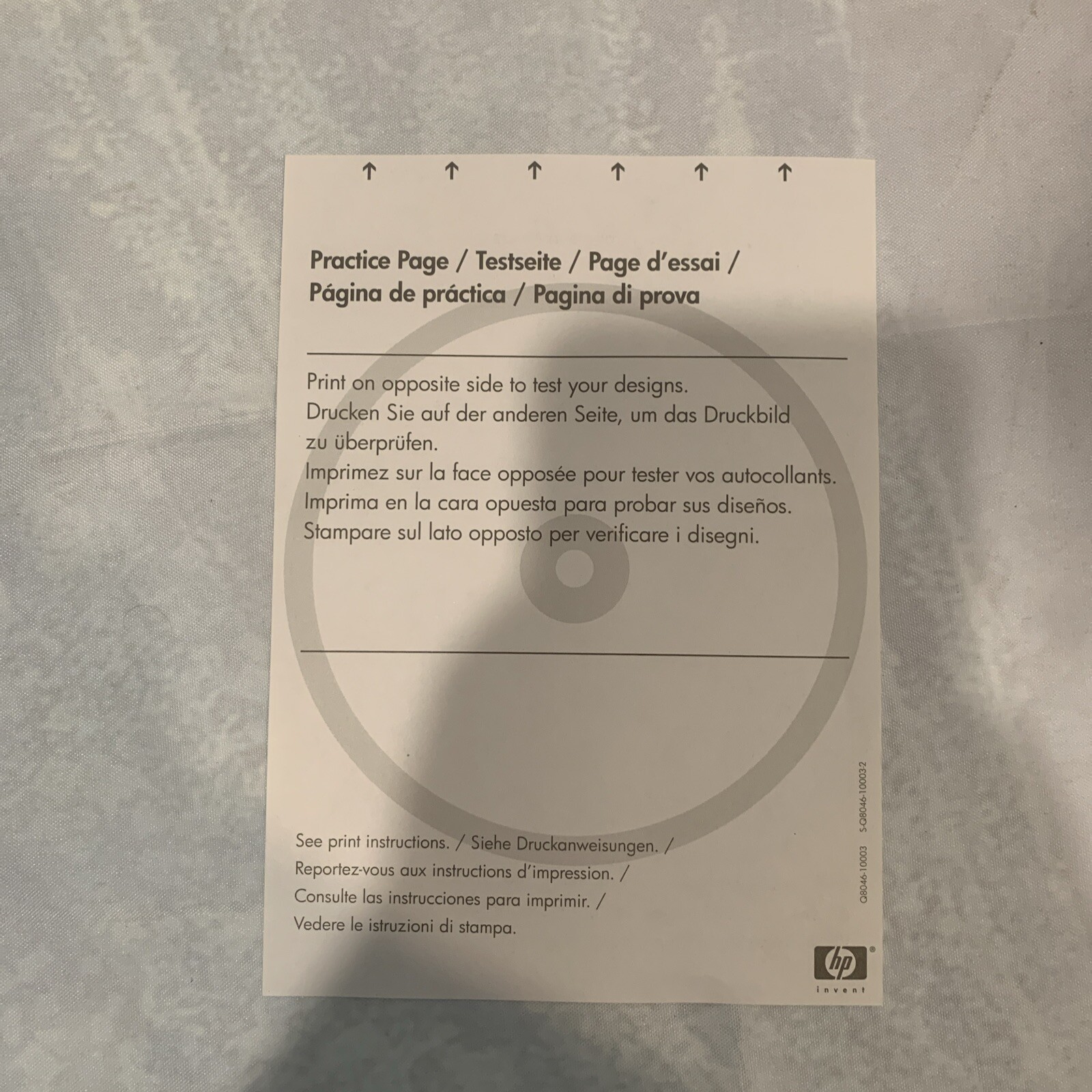 HP Invent Cd / Dvd Tattoos Jupiter Grey DEMO (CD & DVD, 2006)