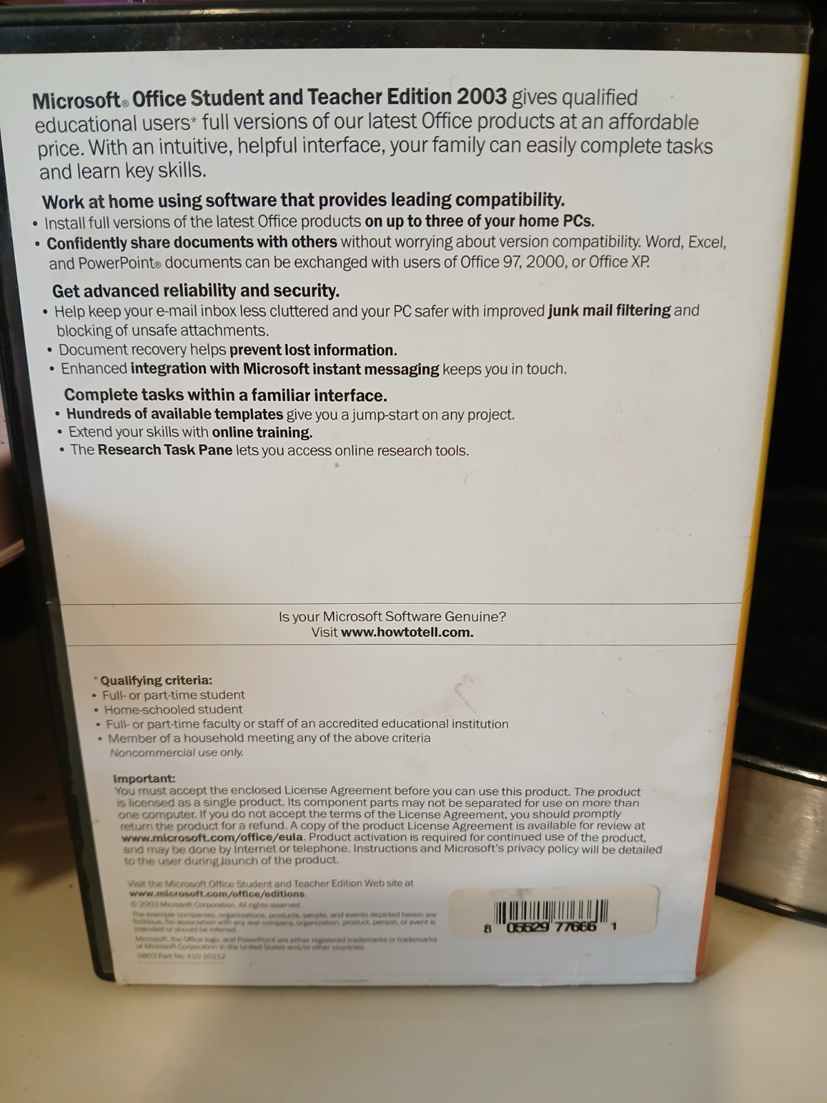 MICROSOFT OFFICE 2003, PROFESSIONAL/STUDENT EDITIONS, 2 PACK BUNDLE