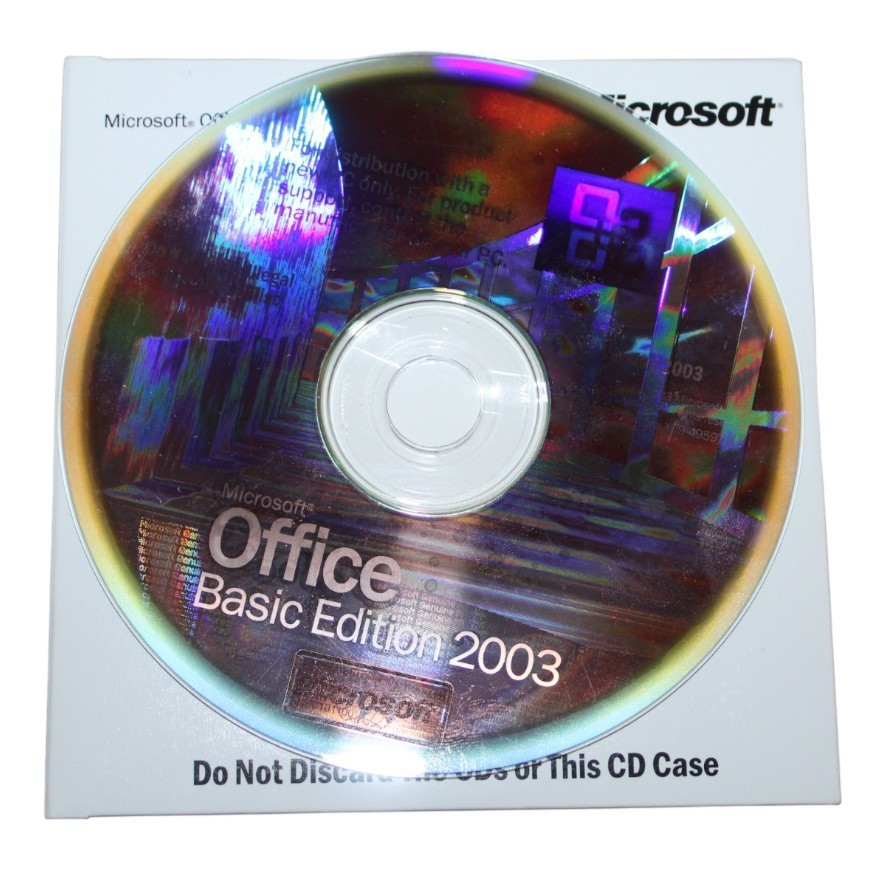 MS Office Microsoft Office 2003 W/ Product Key Basic Edition