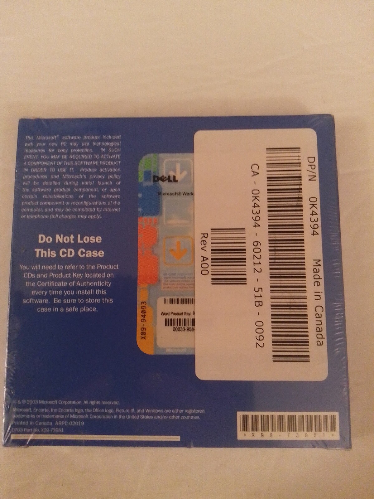 Microsoft Works Suite 2004 CD-ROM Set Brand New Factory Sealed With Word Key