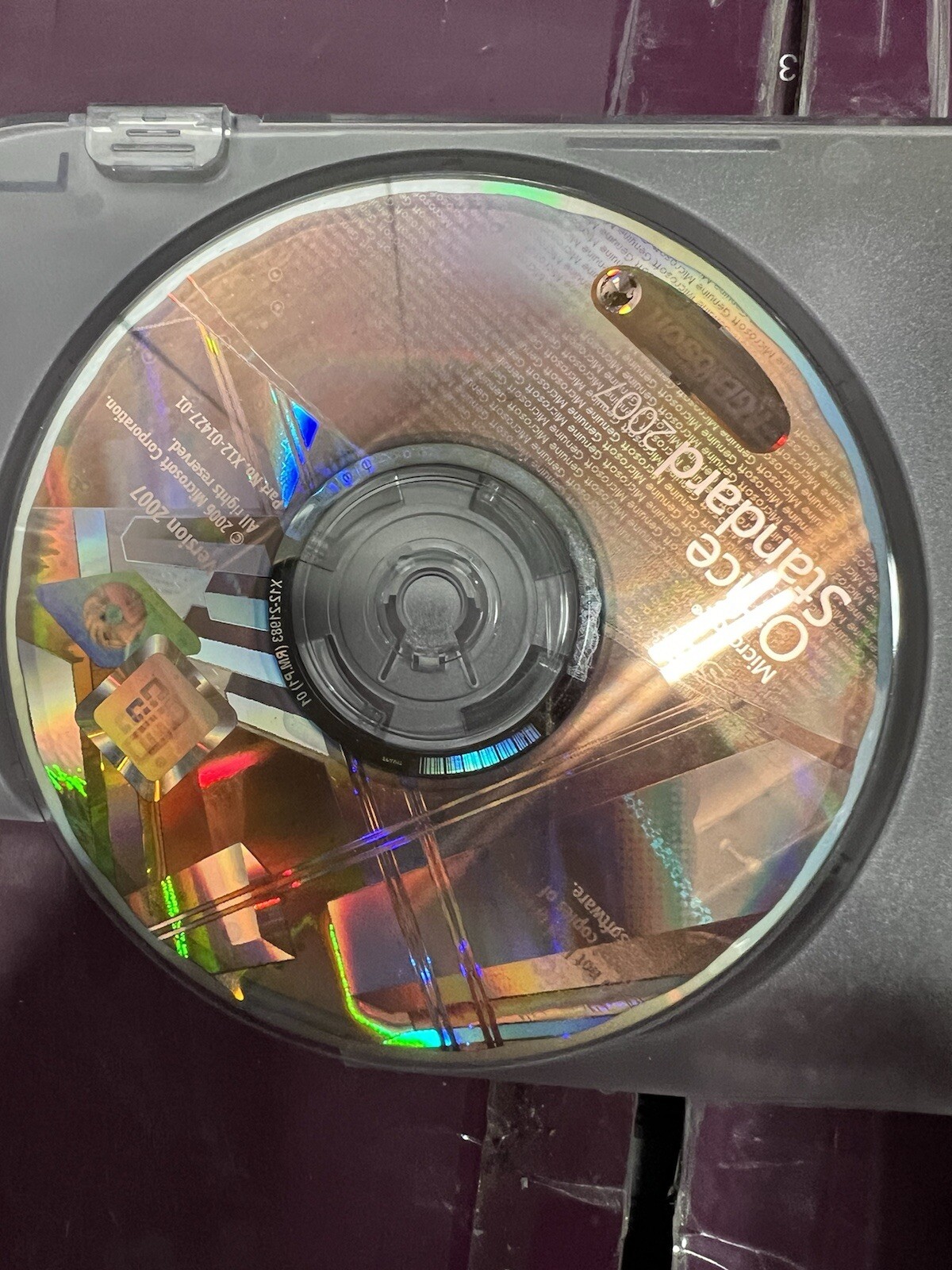 Microsoft MS Office 2007 Standard Genuine Disc With Product Key w/ Case