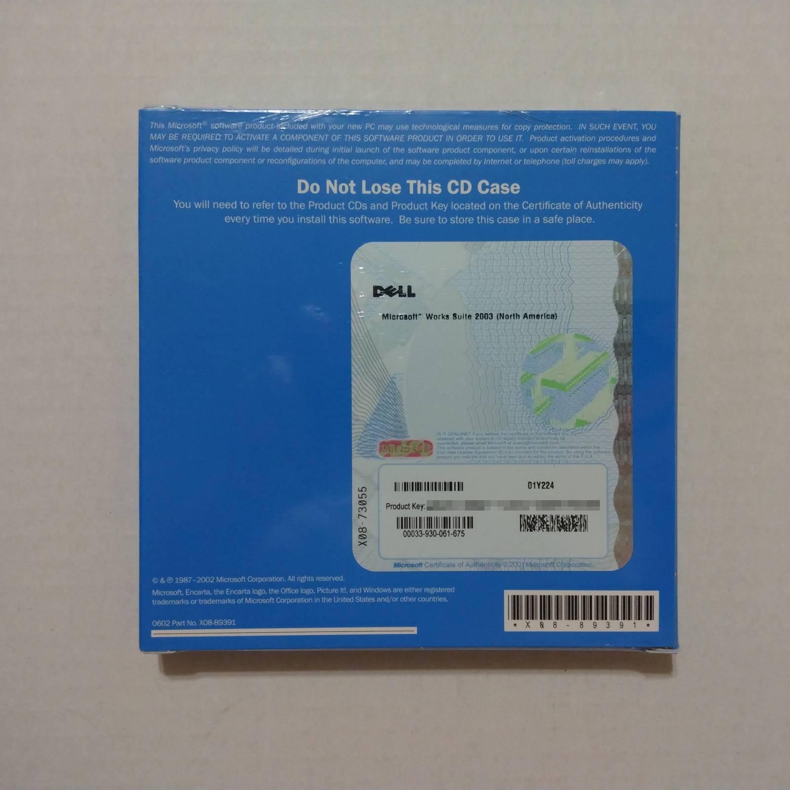 Microsoft Works Suite 2003 (North America) – Brand NEW, Factory Sealed