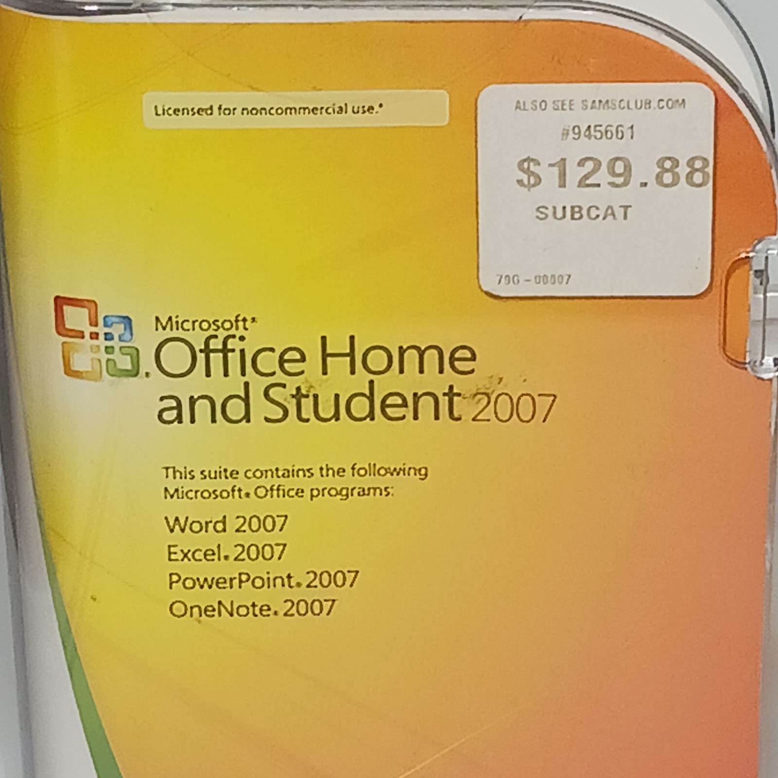Microsoft Office Home and Student 2007 Word Excel PowerPoint w Key