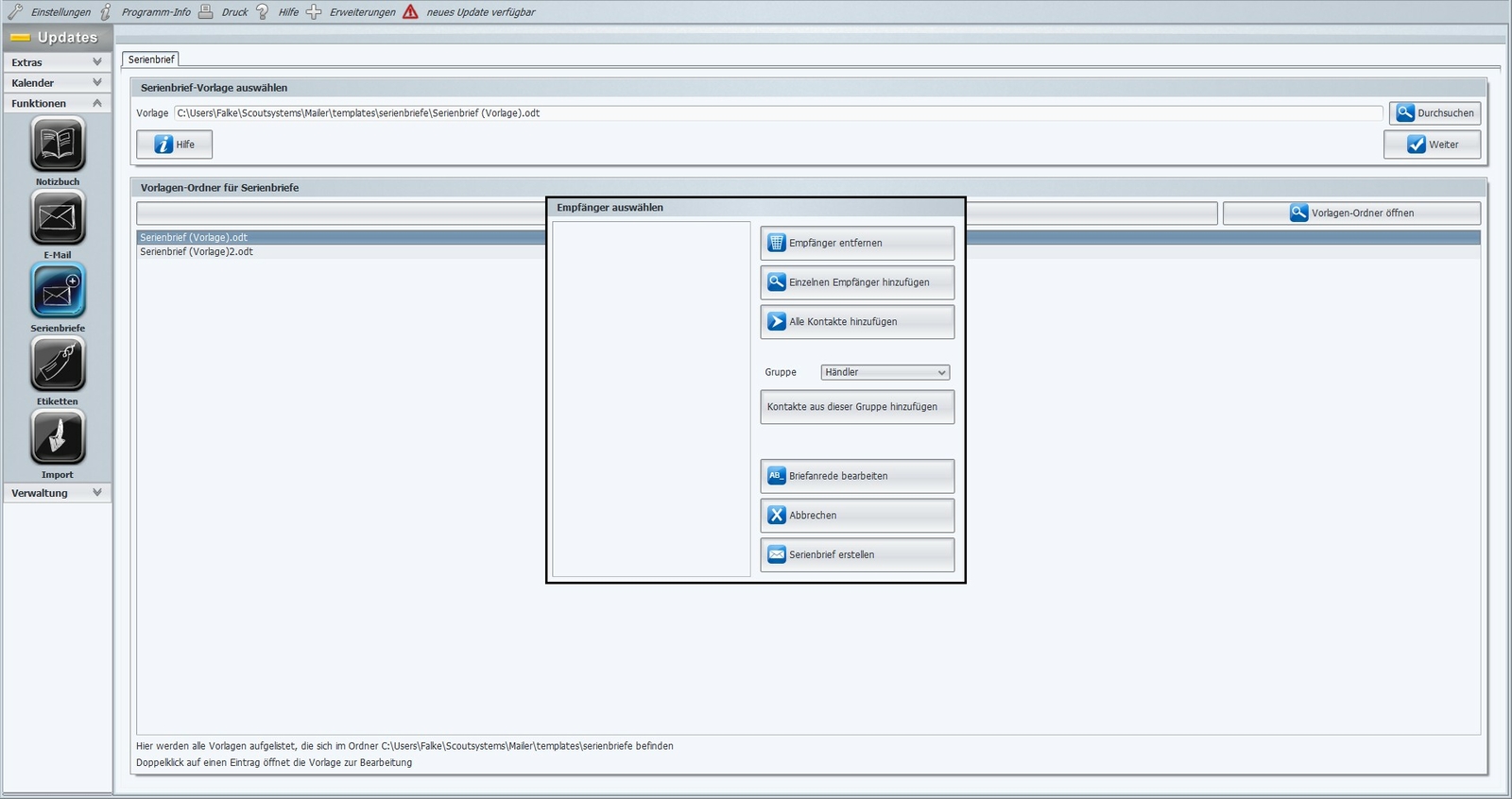 Addresses and Appointment Management, Appointment Planning Software Program, CRM, Contact Management