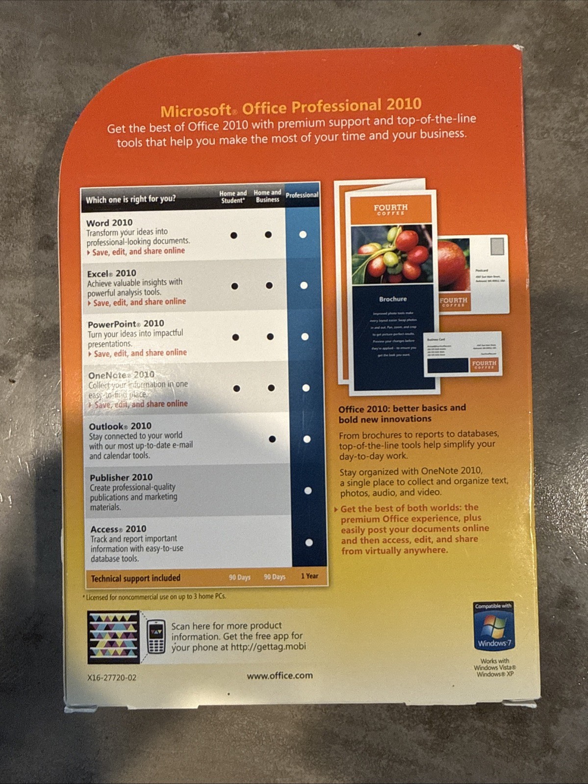 Genuine Microsoft Office 2010 Professional – Retail Version