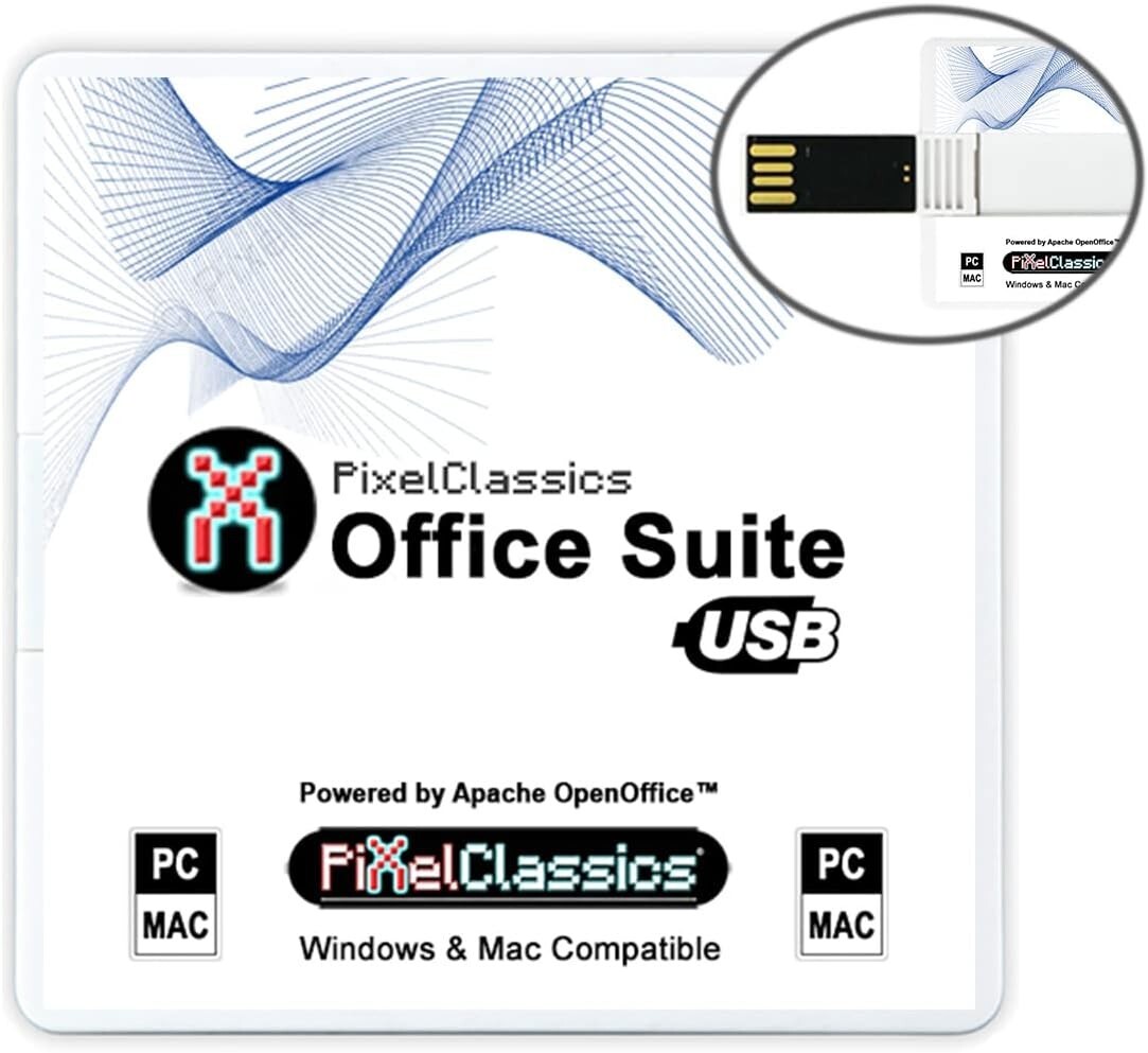 Affordable Office Suite 2025: USB Installation, Compatible with Word & Excel