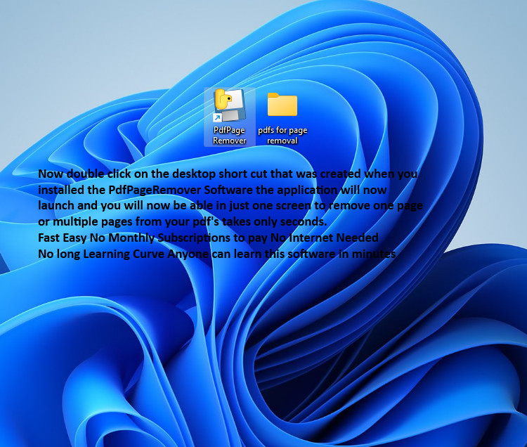 Pdf Page Removal Software Utility Windows 7,8,10,11 64Bit OS No Internet Needed