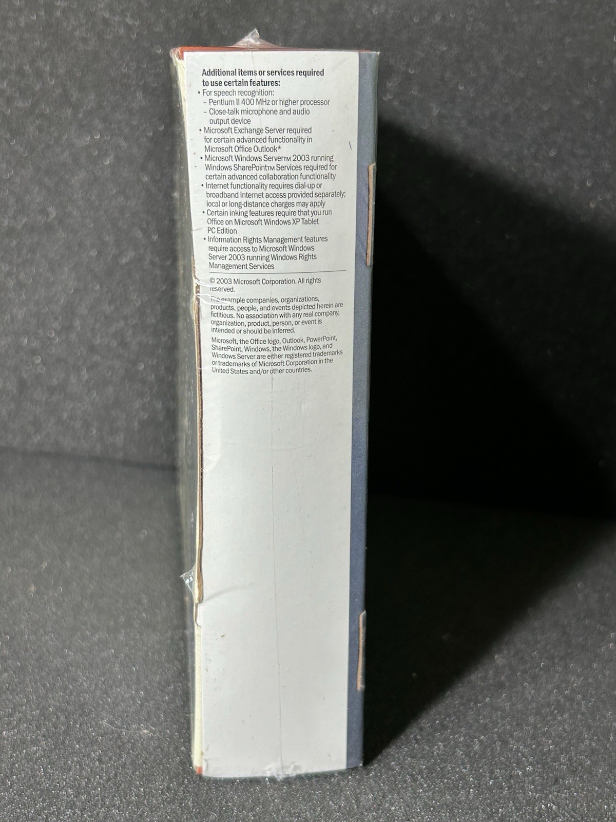 NEW Microsoft Office Professional 2003 Full Retail Version Sealed 269-06738