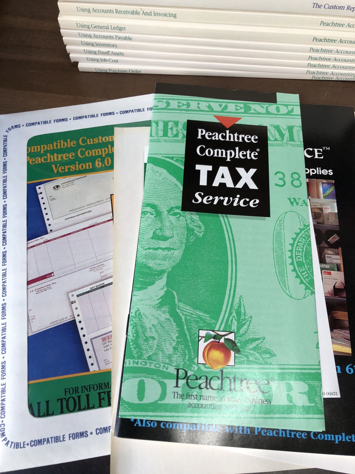 VINTAGE PEACHTREE SMALL BUSINESS ACCOUNTING SYSTEM Software 6.0