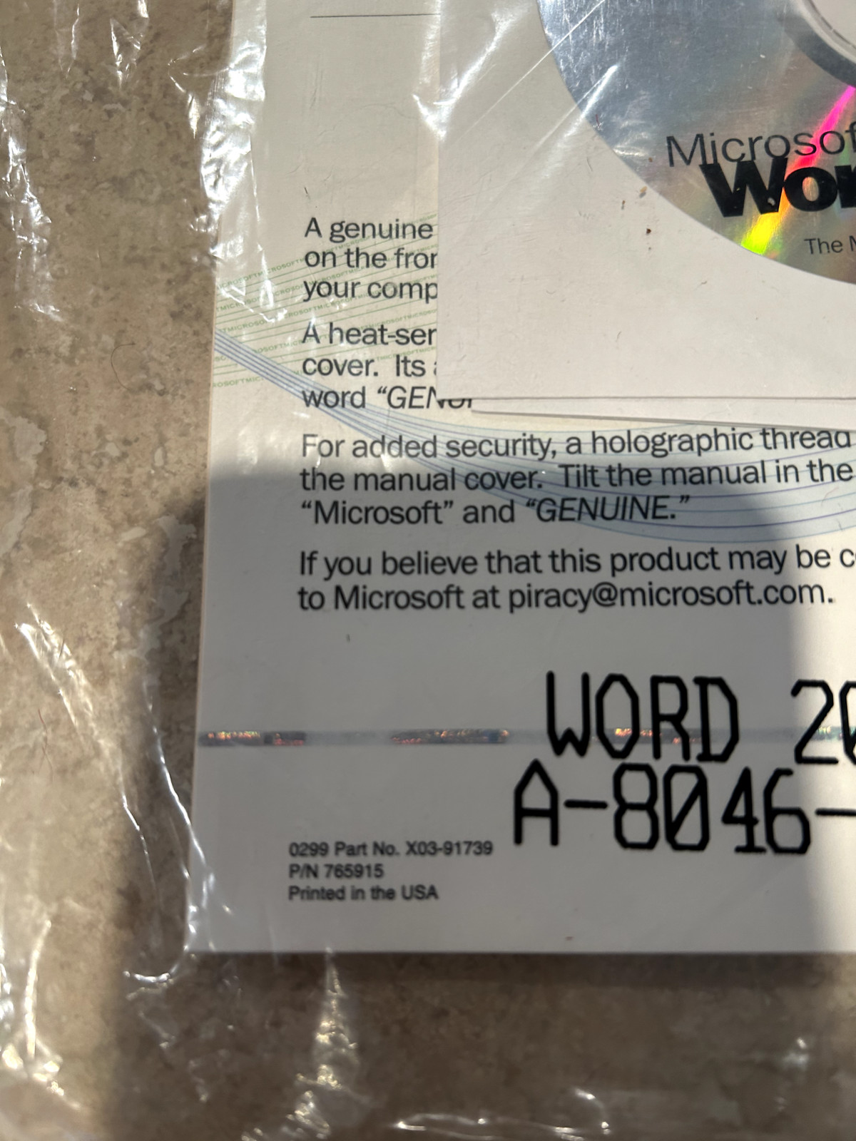 Discovering Microsoft Word 2000 w/Product Key CD-ROM Software