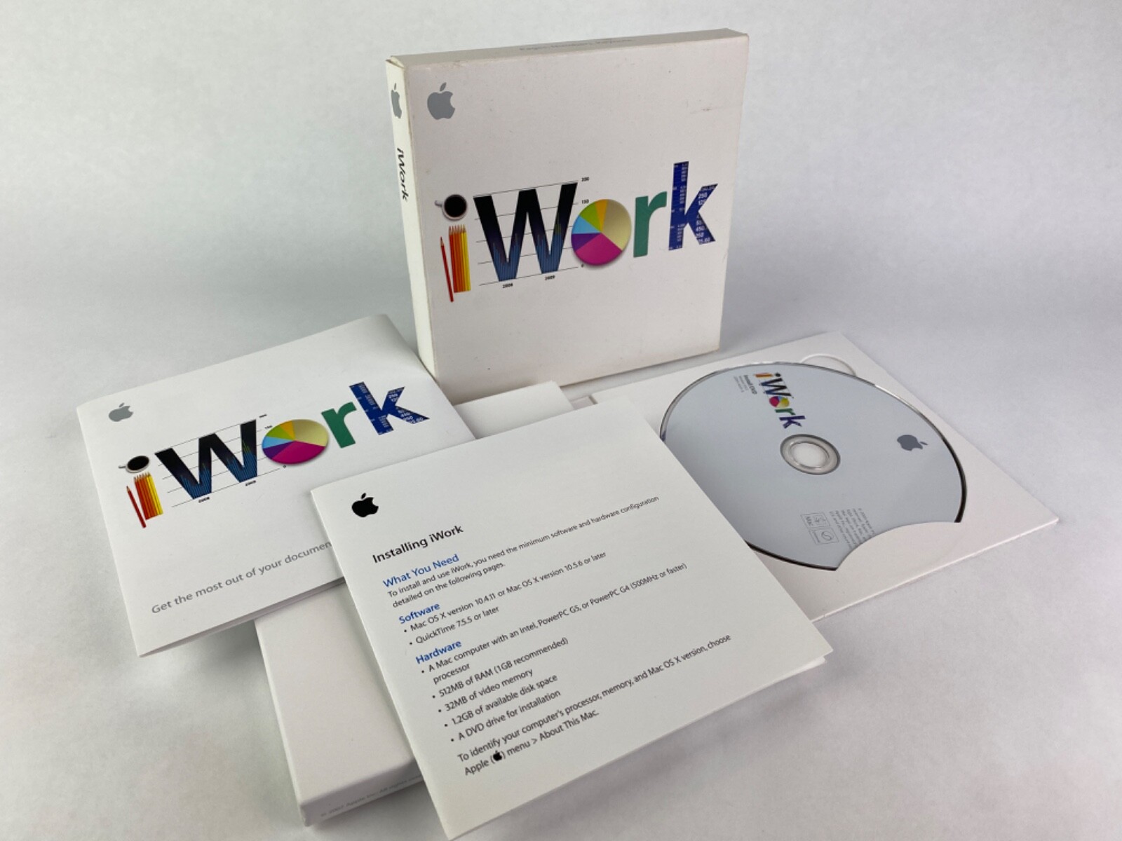 Apple iWork ’09 Retail V9.0.3 Full Version – Complete w/box