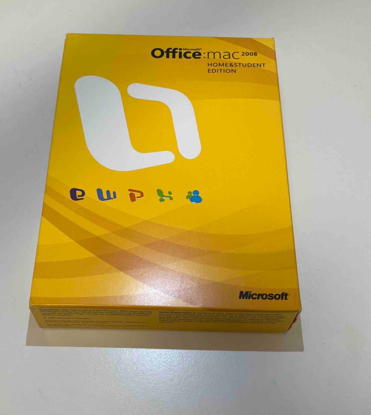 MICROSOFT OFFICE MAC 2008 HOME & STUDENT EDITION WITH PRODUCT KEY
