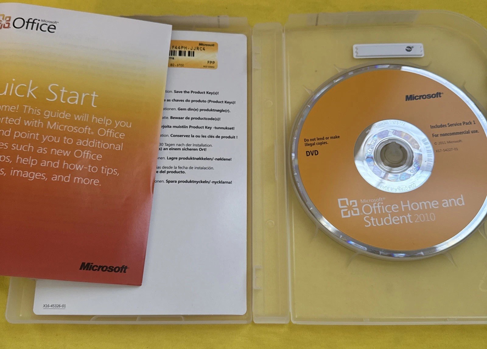 6 Microsoft Office 2010 Home and Student w/ Product Key