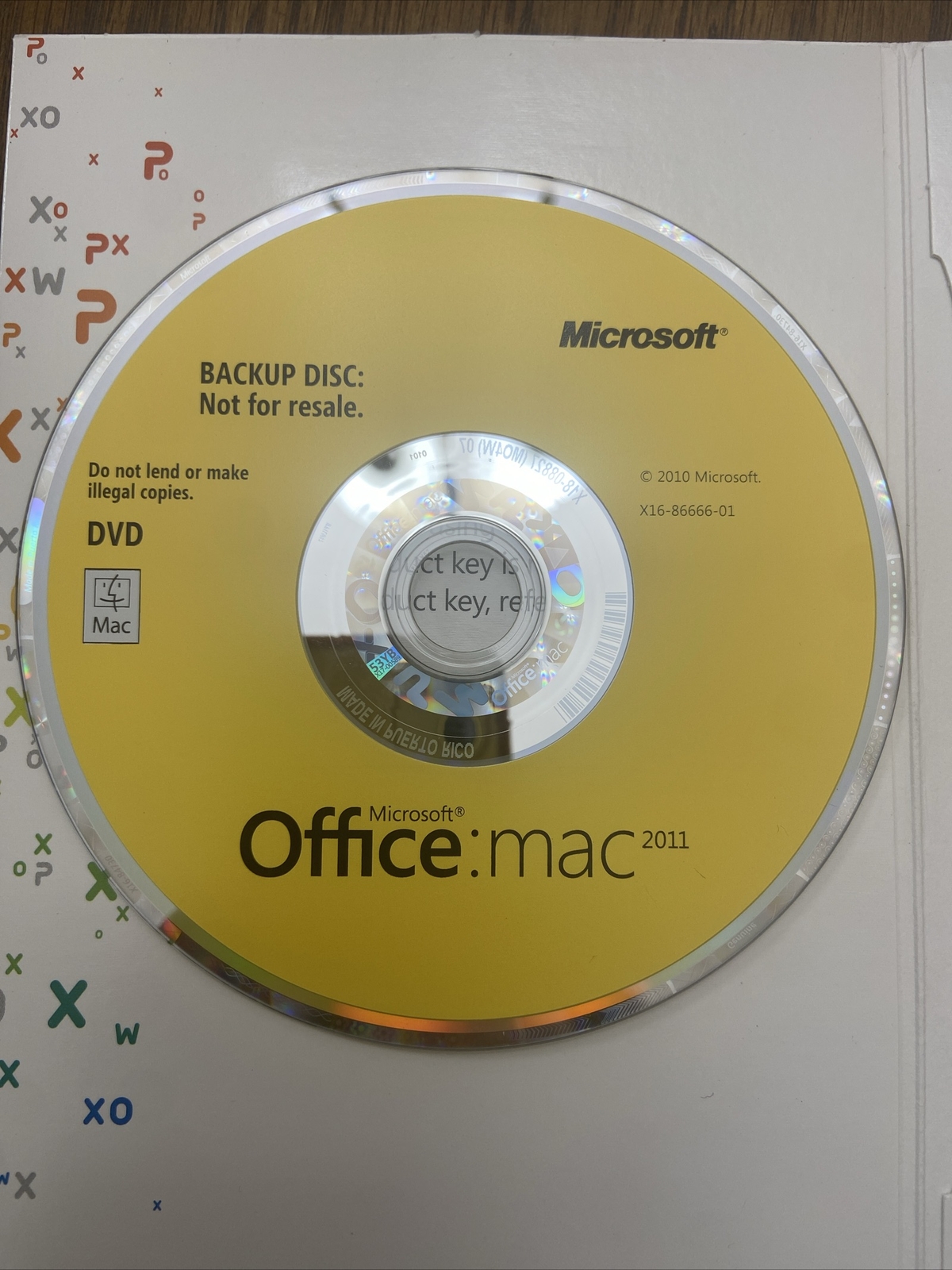 Microsoft Office Mac 2011 WPXO