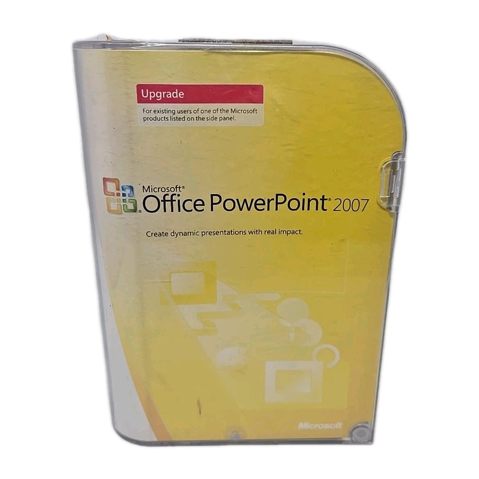Microsoft Office Standard 2007 Upgrade PowerPoint With Key