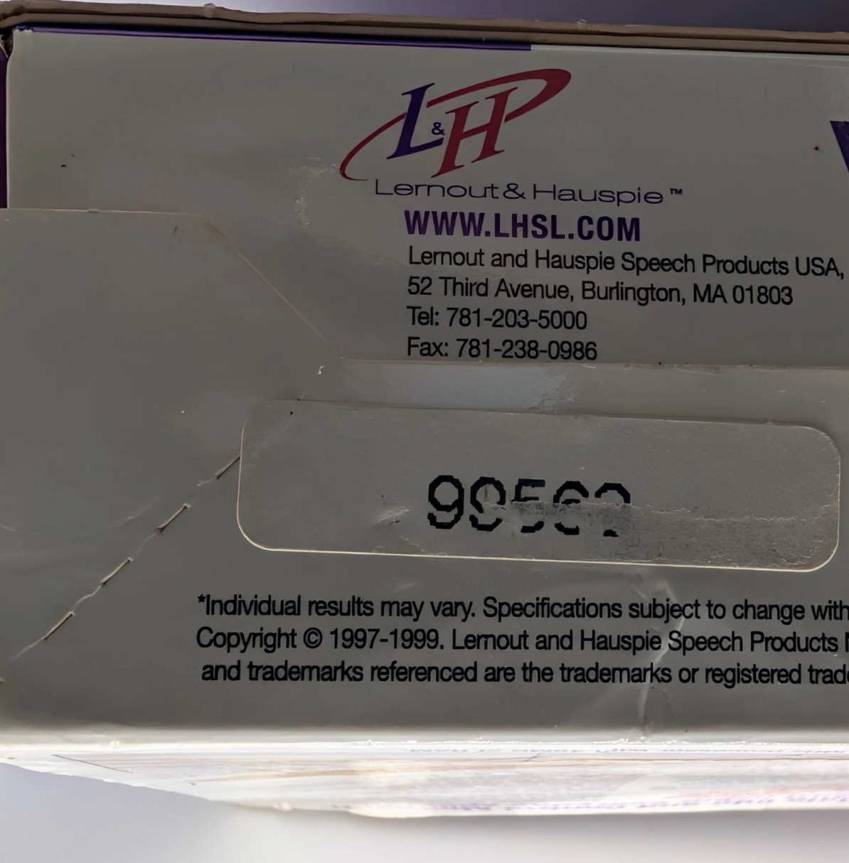 L & H Voice Xpress Advanced, PC, CD-ROM, W 95 / 98 / NT 4.0, 1999, Never Used