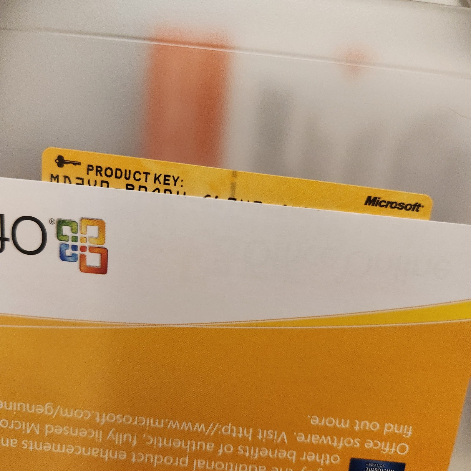 Microsoft MS Office Home and Student 2007 Word Excel PowerPoint OneNote W/ Key