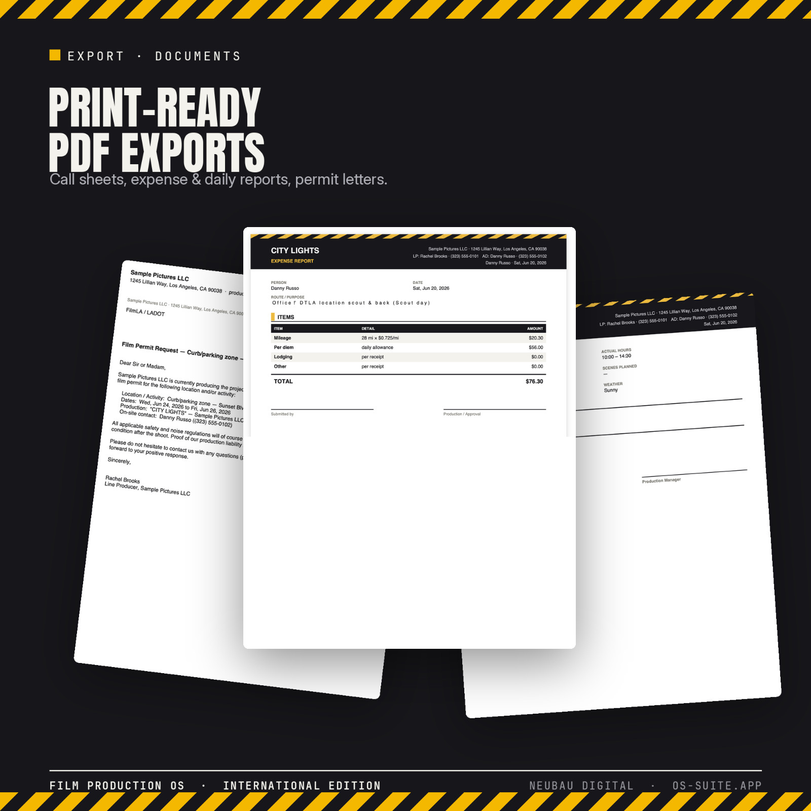 Video Production Software (English) | Crew Management, Shooting Schedule, Budg