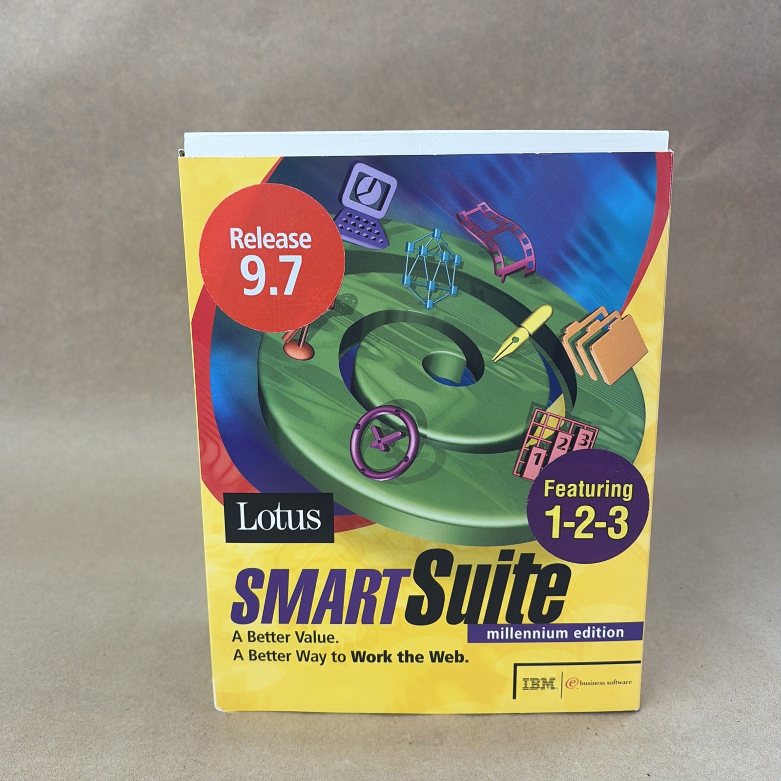 Lotus SmartSuite 9.7 Millennium Edition 1-2-3 Windows 7/XP/2000/98