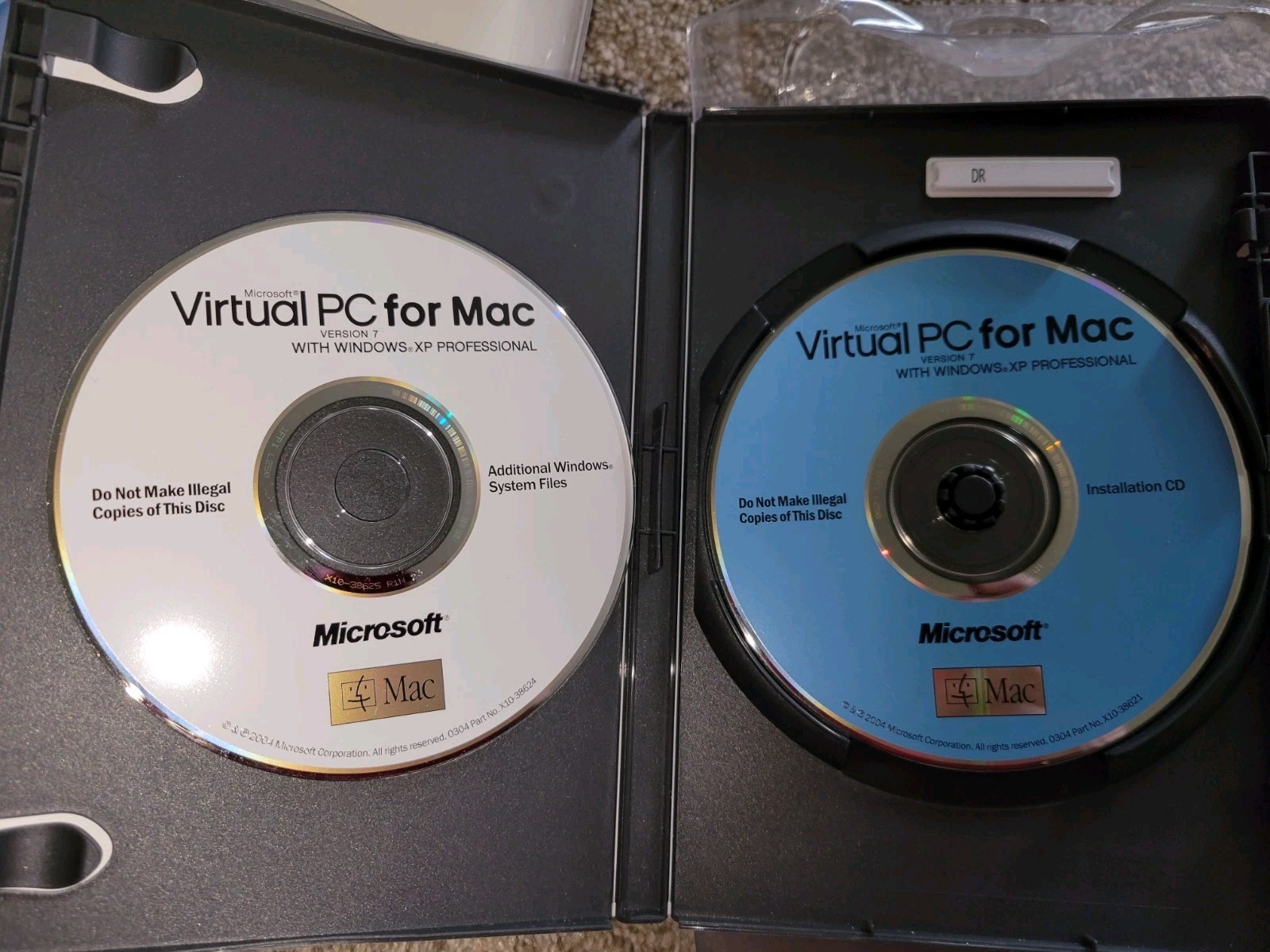 Microsoft Virtual PC for Mac Version 7 – Windows XP Professional (Old Version)