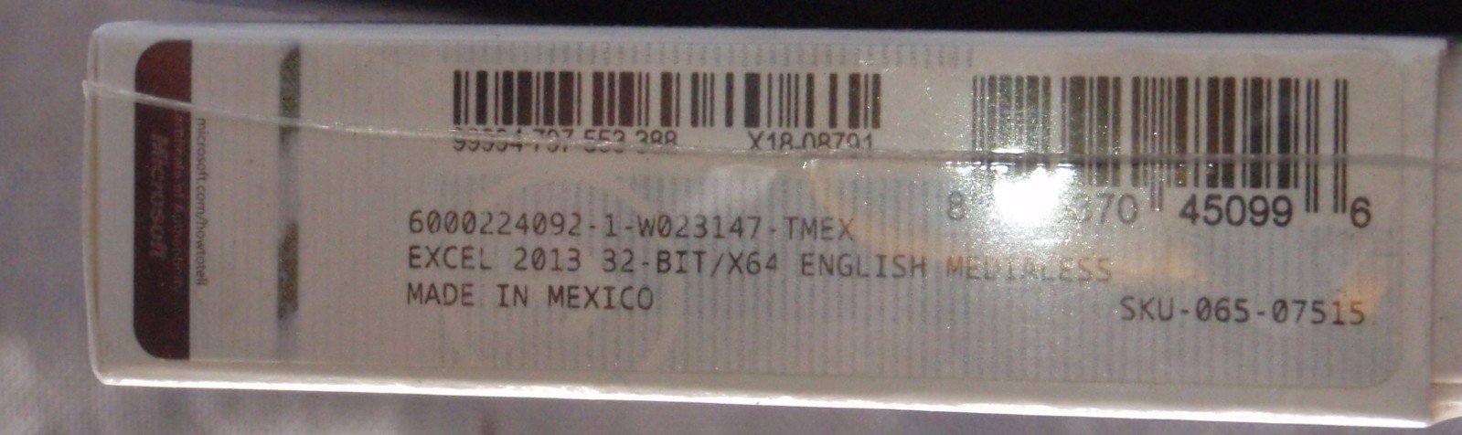 Microsoft Excel 2013 Product Key Card – US Ship