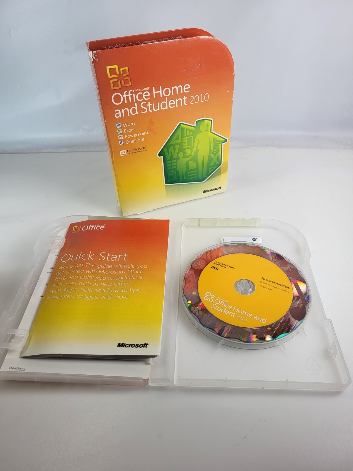 Microsoft Office 2010 Home and Student Family Pack Licensed For 3PCs