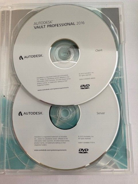 Genuine Autodesk Vault Professional 2016 – Recovery Media