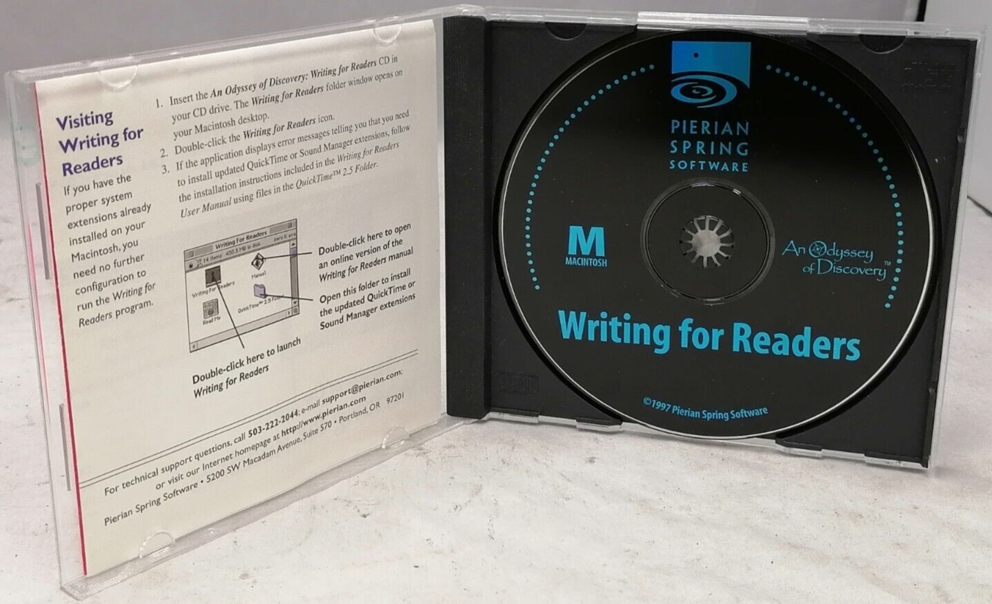 Pierian Spring An Odyssey Of Discovery Writing For Readers Software P/N: 128-034