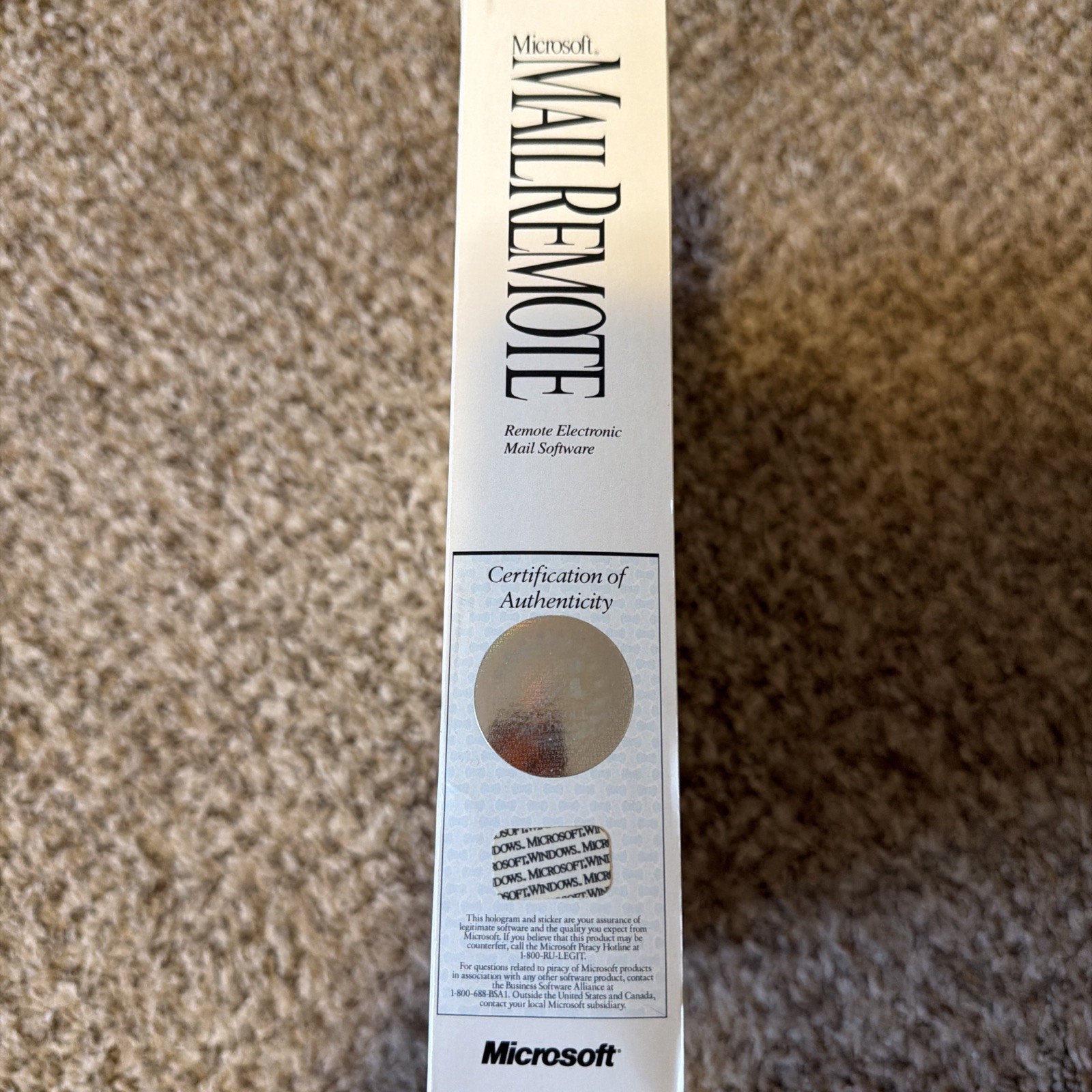 Microsoft Mail Remote (1994) Version 3.2 Super Rare – Open Box, floppies sealed