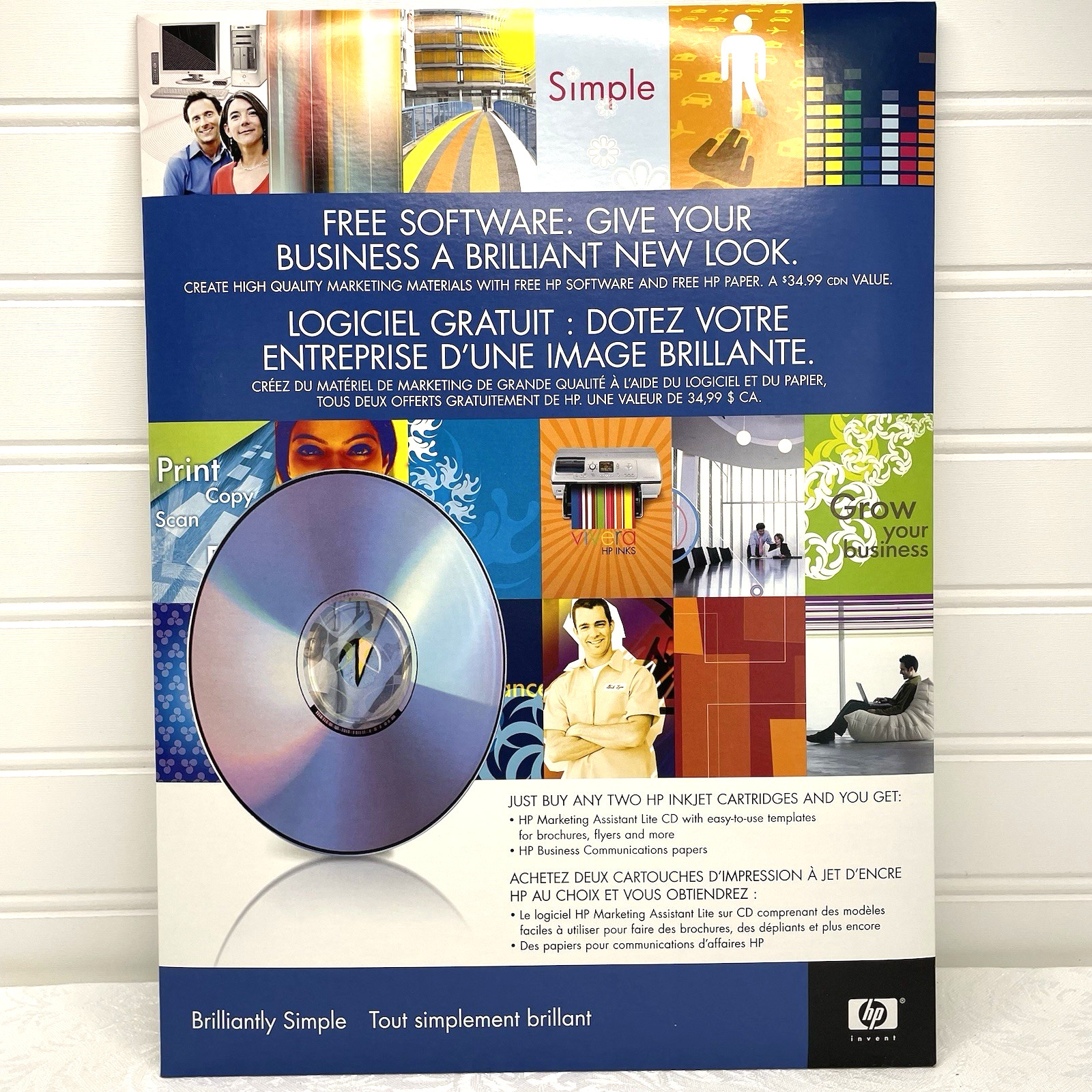 Hp Marketing Assistant Lite Cd, Hp Business Communication Papers – Brand New