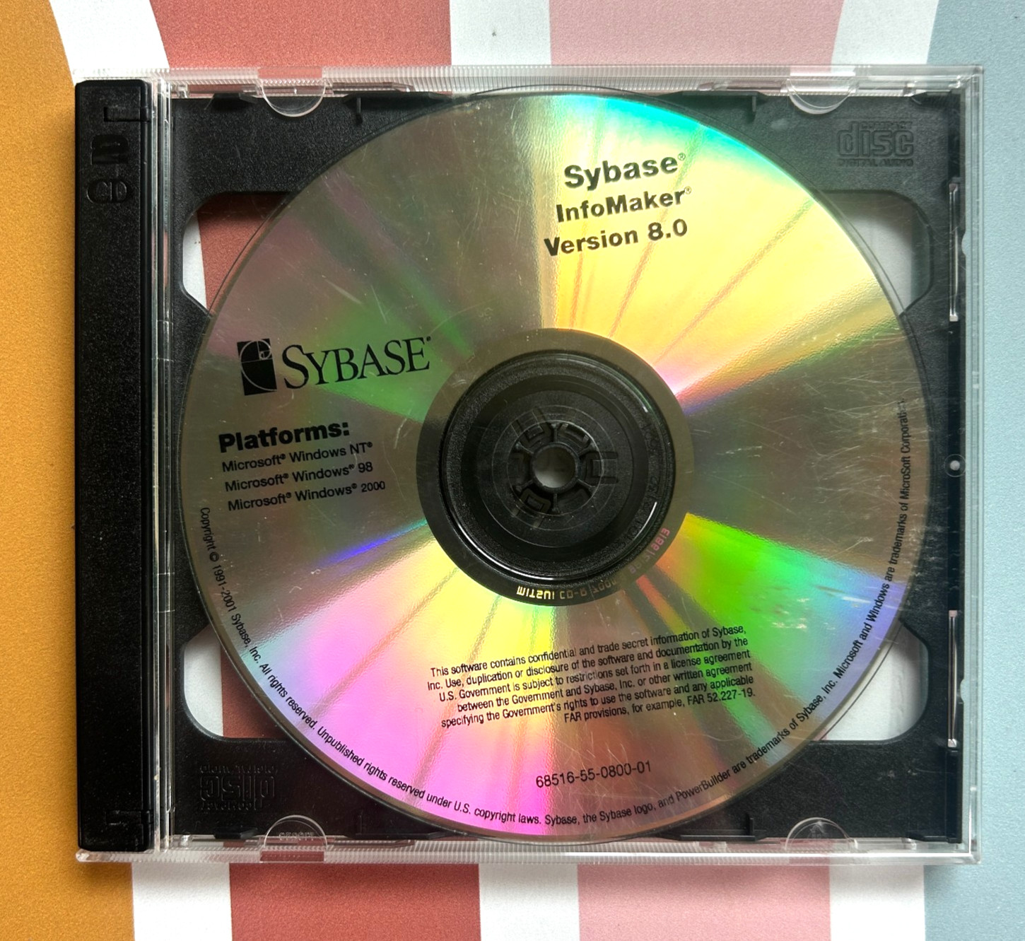 Sybase InfoMaker Version 8.0 CD Set w/ Getting Started and Key Microsoft Windows