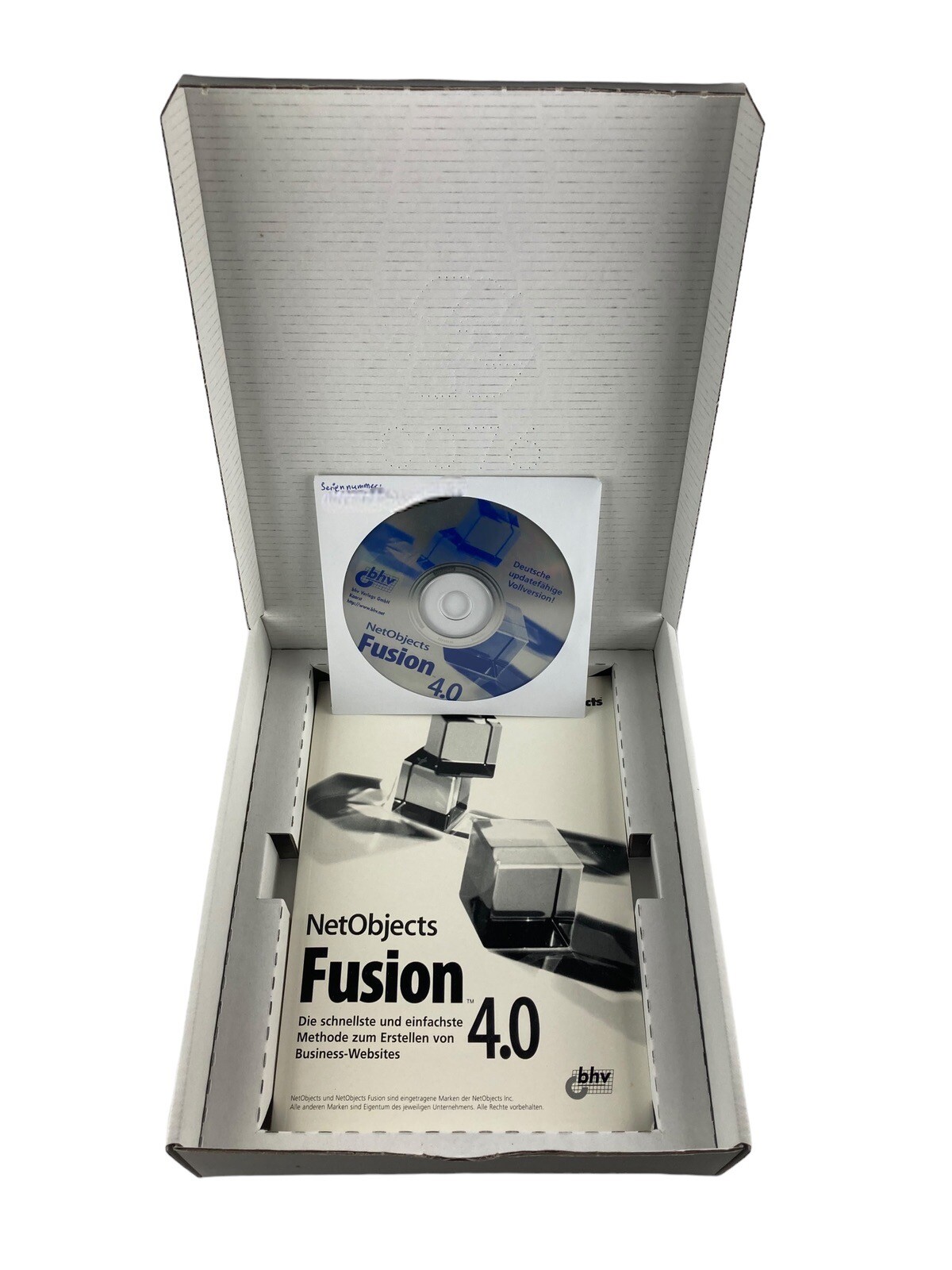 NetObjects Fusion 4.0 Software Business Websites Create Vintage PC CD-ROM