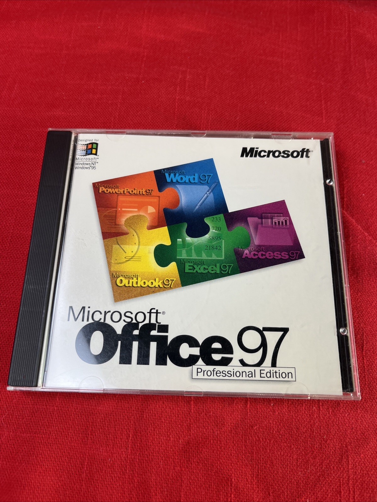 Microsoft Office 97 Professional Edition – Complete In Case With Product Key!