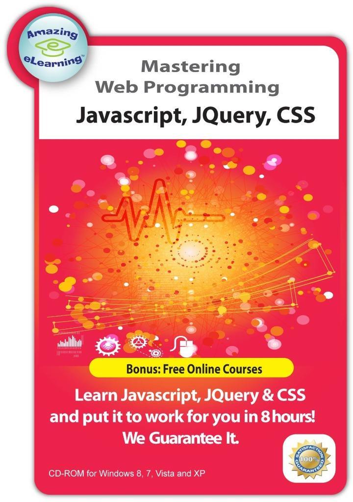 Learn JavaScript, JQuery and CSS Web Programming and Style CD Training Course