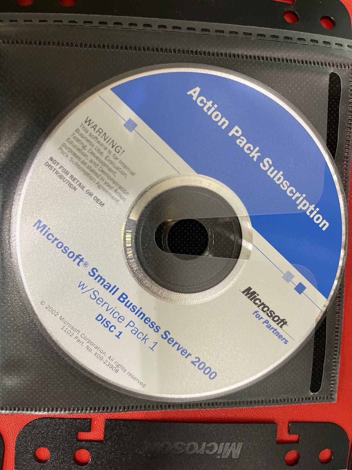 Microsoft Action Pack Subscription Partner Program 2003 Software + Keys + Discs