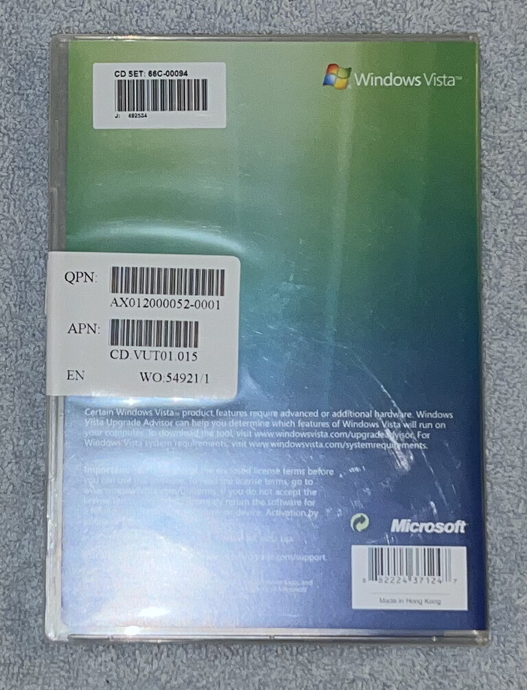 Microsoft:Upgrade Your Windows Vista Experience 2007 CD