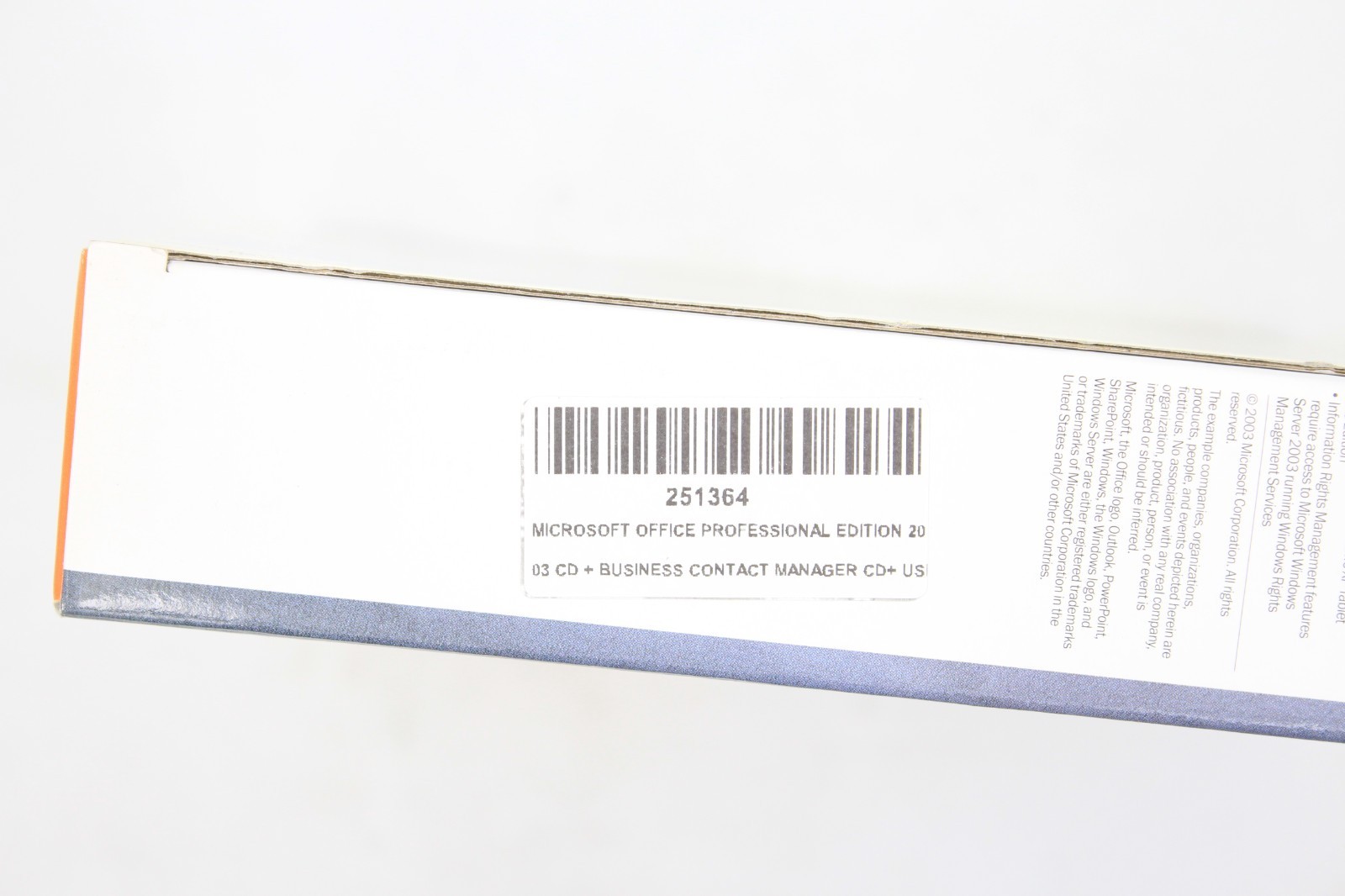 Microsoft Office Professional Edition 2003 RETAIL BOX with license FULL VERSION
