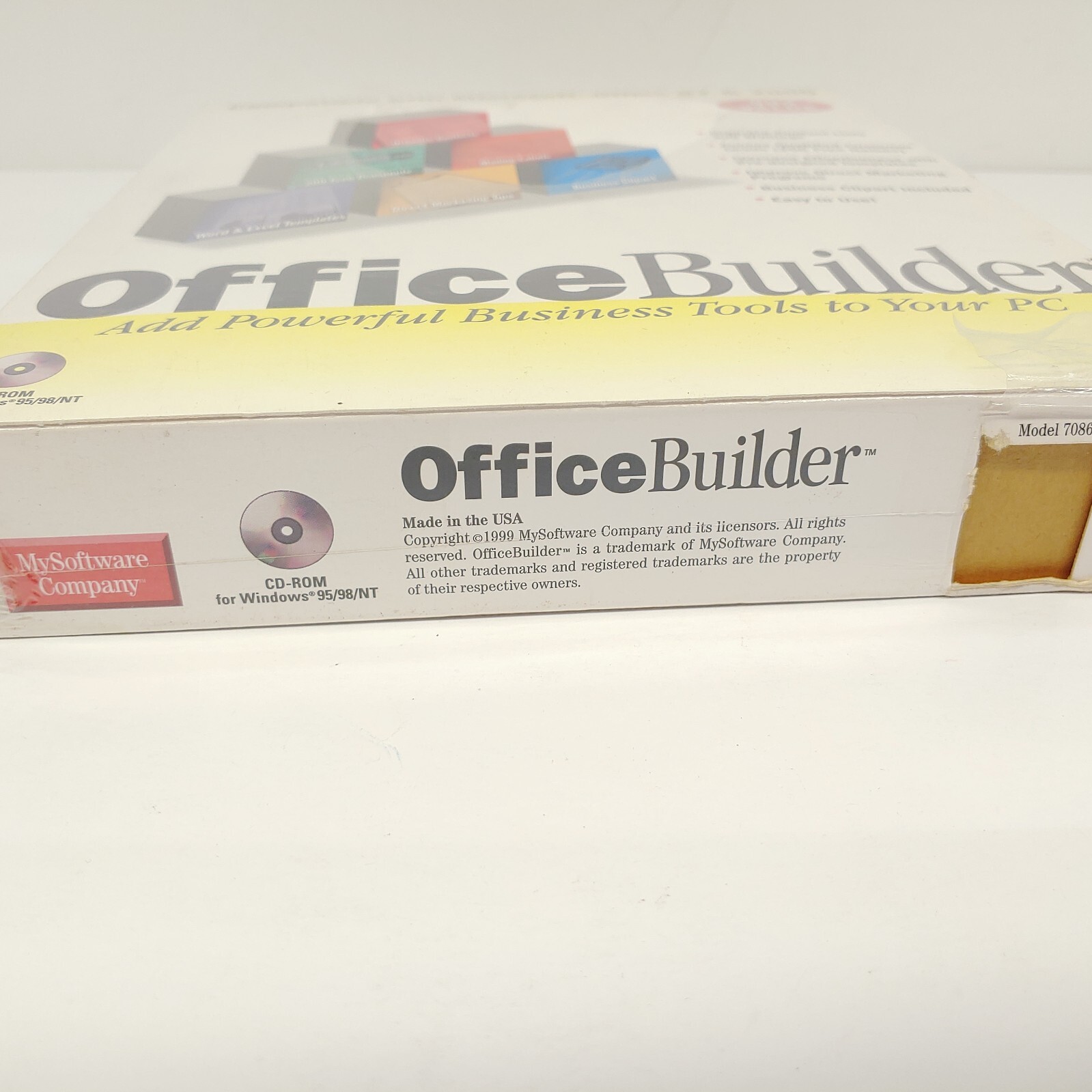 Vintage Office Builder PC 1999 Software Program MySoftware Company