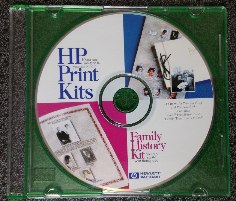 5 HP Print Kits CD-ROMs for 1 low price – Includes Corel & Softkey Software