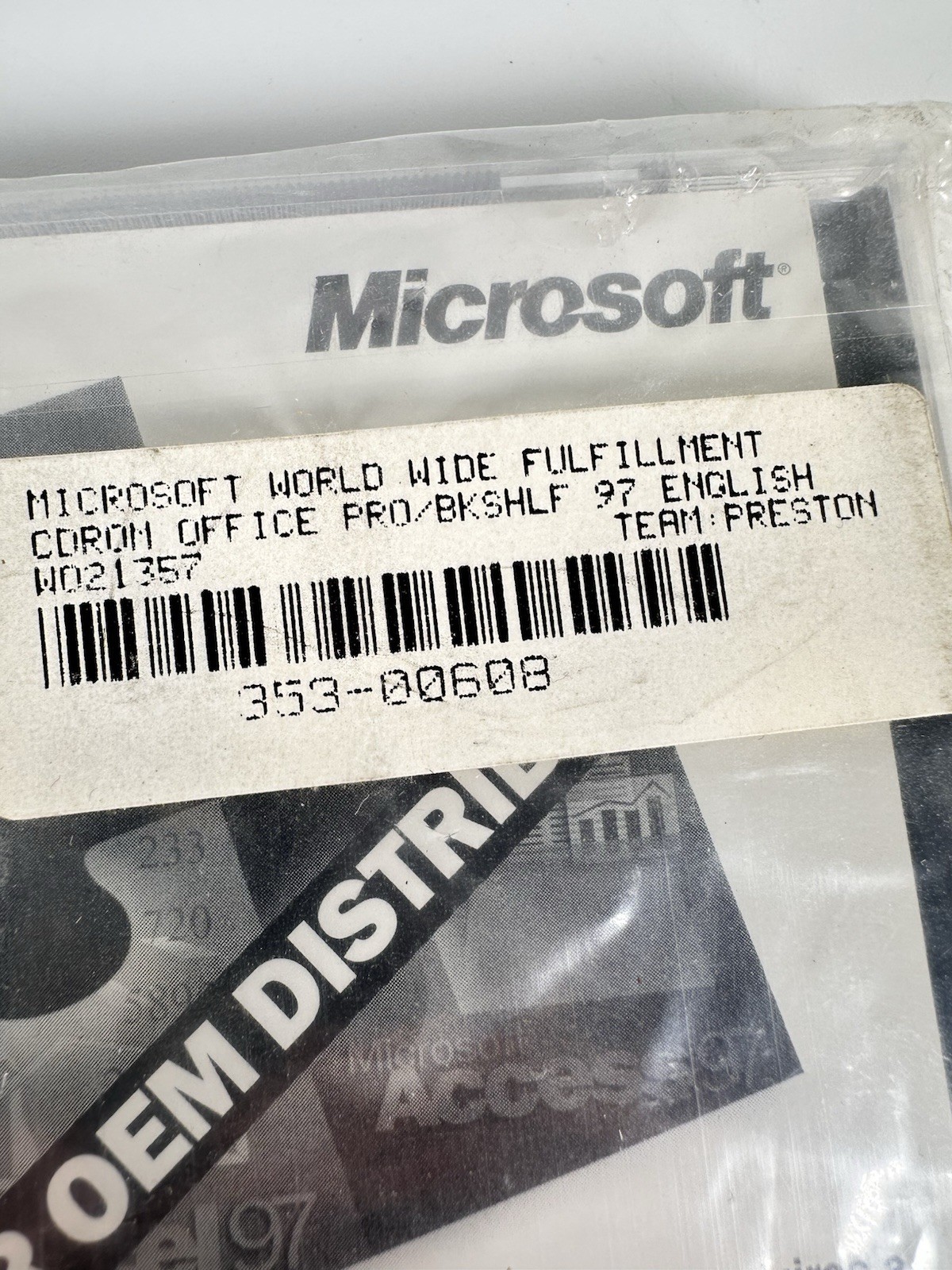 Vintage Microsoft Office 97 Professional Edition sealed