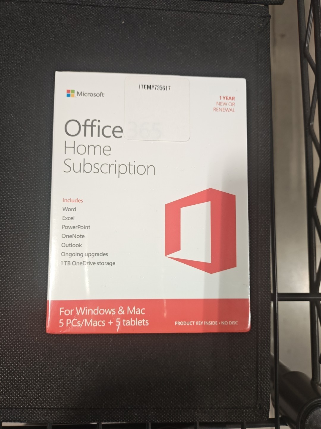Microsoft Office Home 1-Year Subscription Key NEW Sealed 2015 Windows Mac Unopen