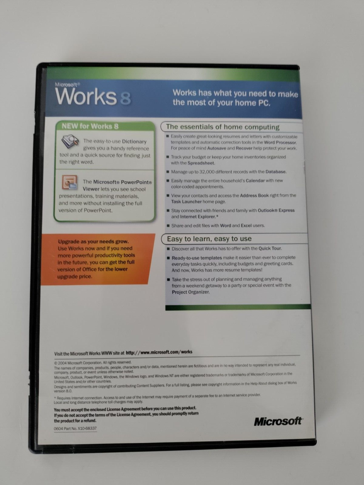 Microsoft Works 8
