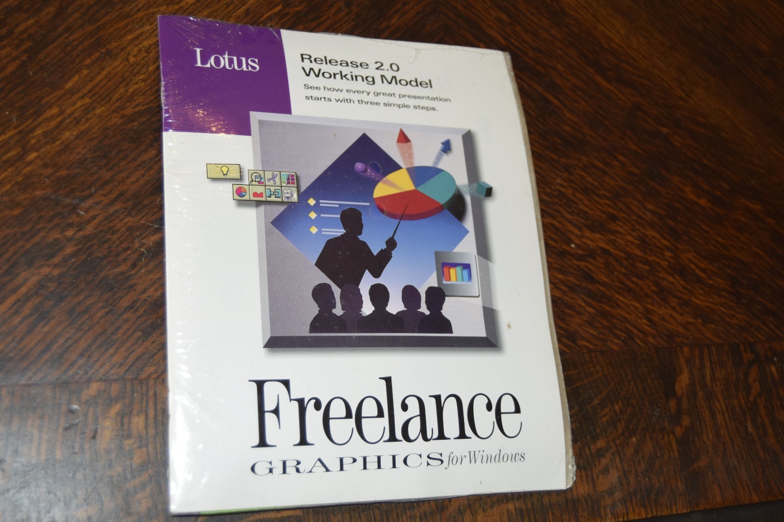 New & Sealed! Lotus Freelance Graphics 2.0 For Windows 2.0, 3.5 Disk Media