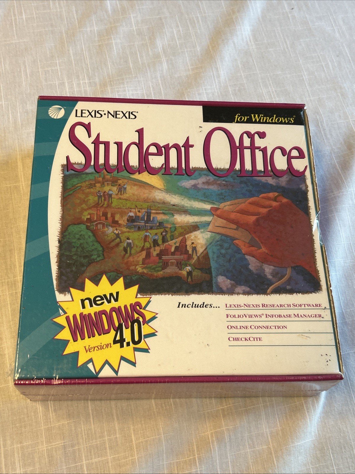 Lexis-Nexis Student Office for Windows Version 4.0- Super Rare – Factory Sealed-