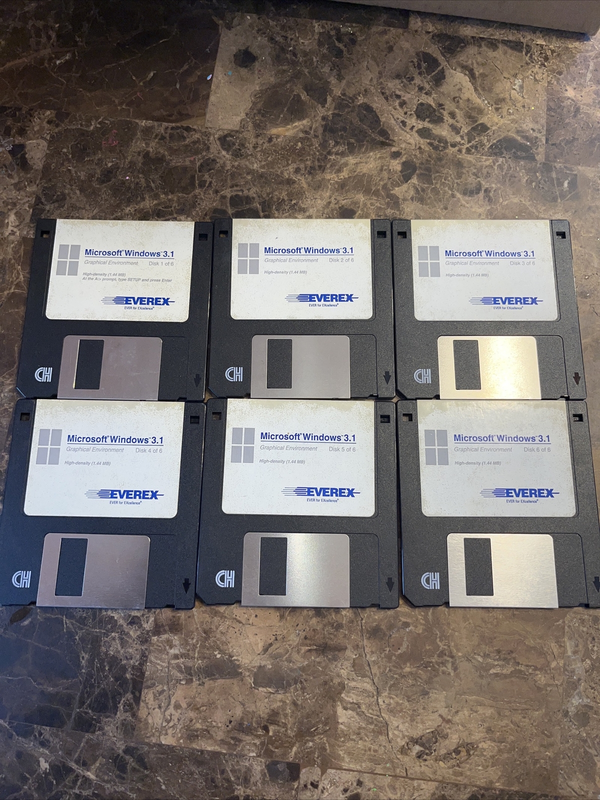 Microsoft Widows 3.0 Graphical Environment 3.5″ Disks untested