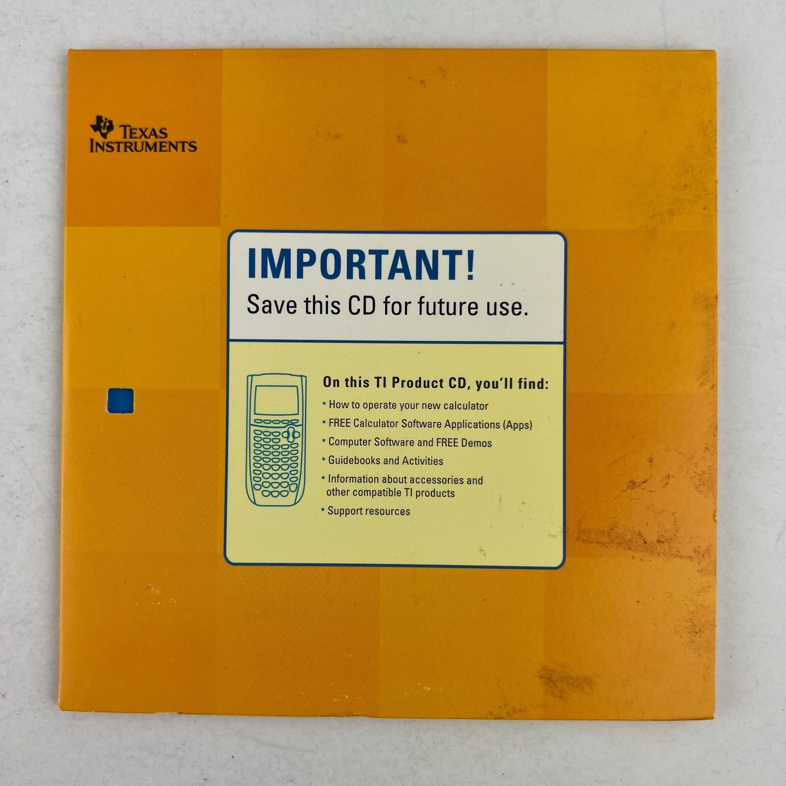 Texas Instruments TI Graphing Product CD v1.4 PC CD-ROM
