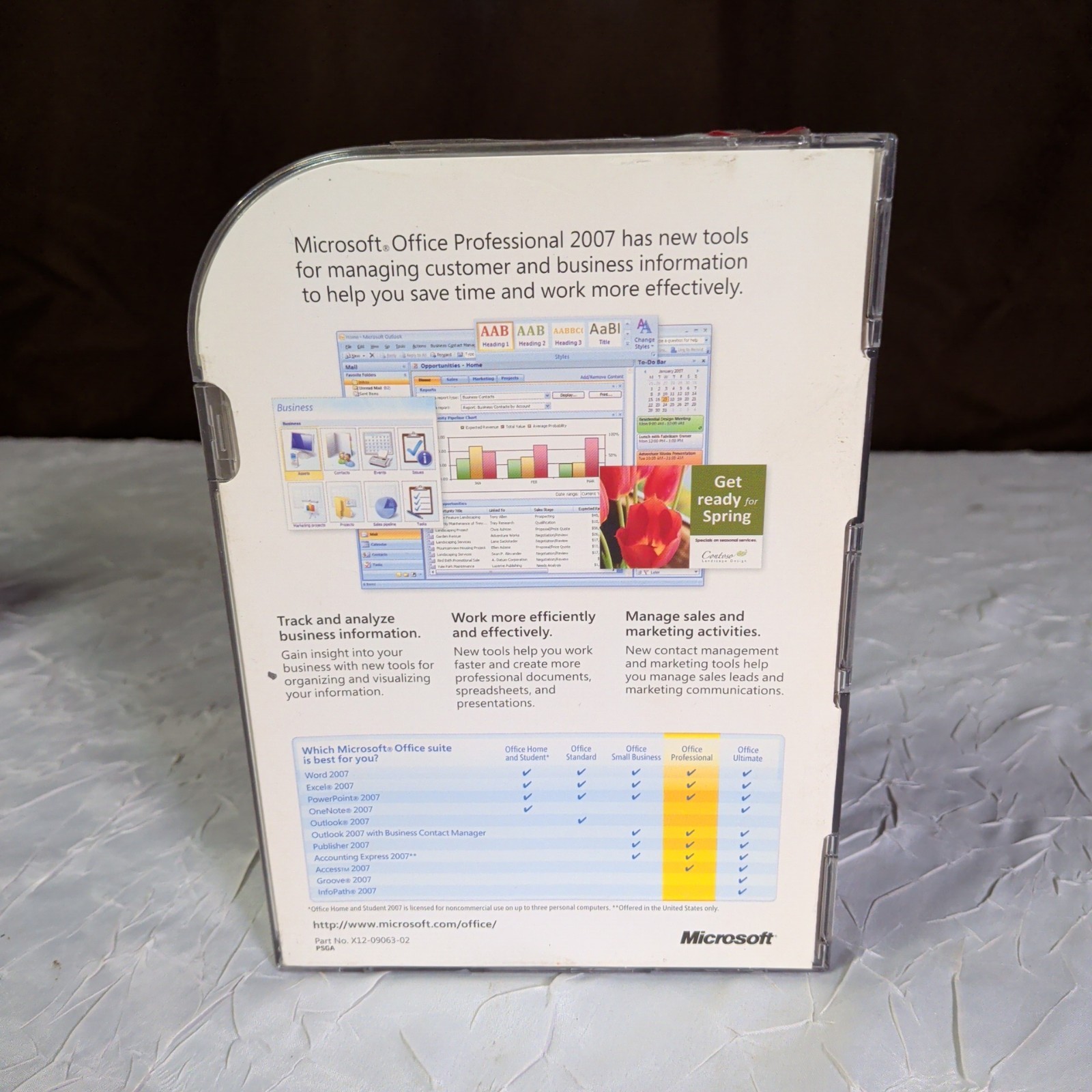 Microsoft Office 2007 Professional Full English Retail Version w/ Product Key